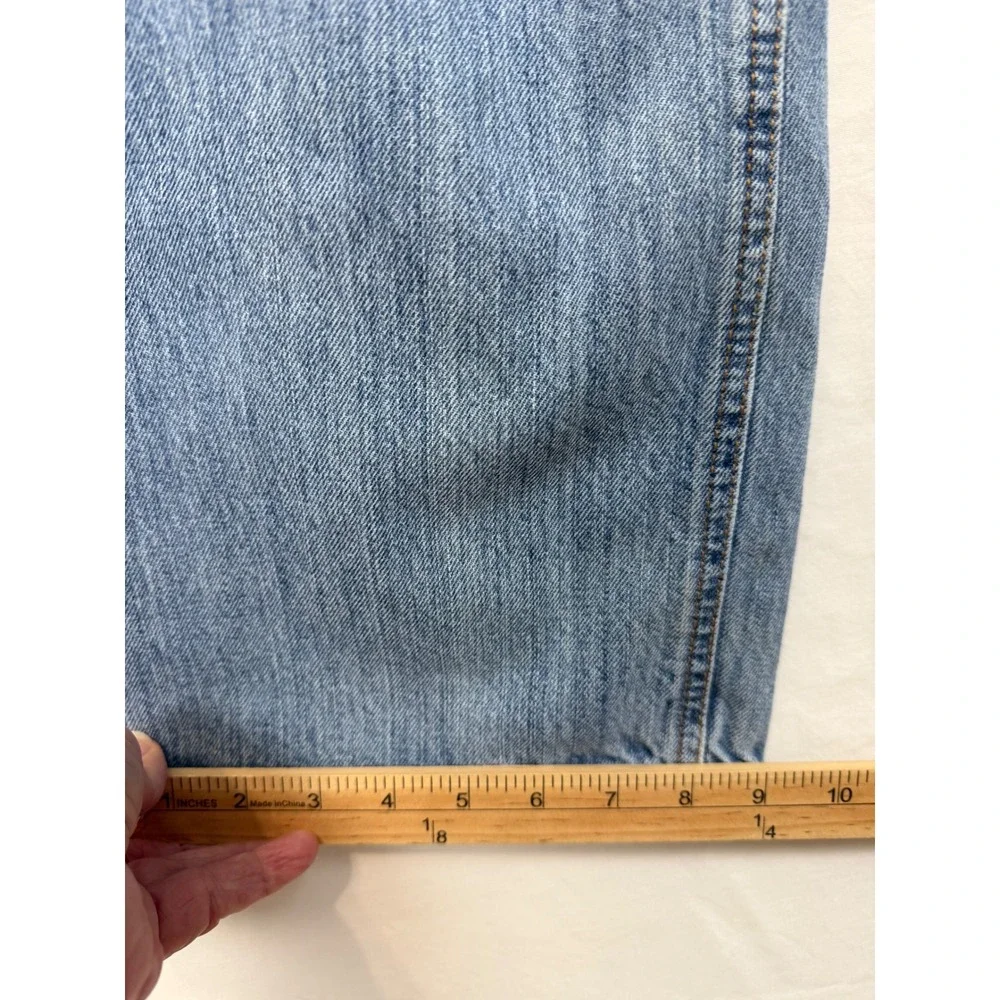 Cinch White Label Men's 100% Cotton Jeans 35x32 Blue Straight Leg Medium Wash